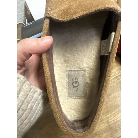 UGG ALDER CHESTNUT SUEDE 11 D (M) New Men UGG 1003419 Australia Alder Suede Slipper Shoes  main image 4